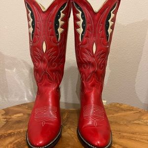 ACME Leather Cowboy Boots 7.5